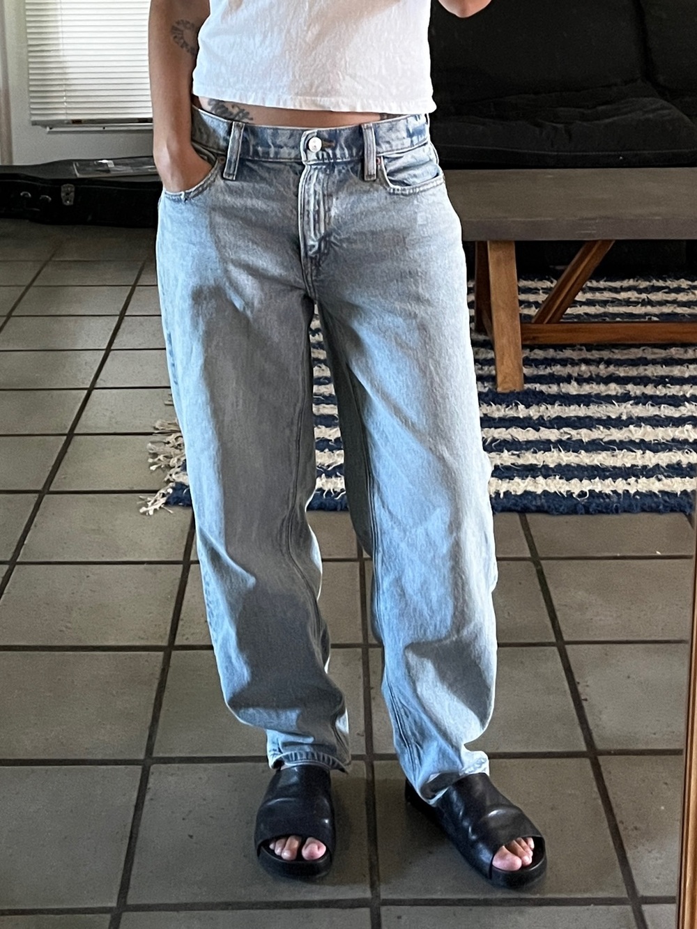 Barrel jeans